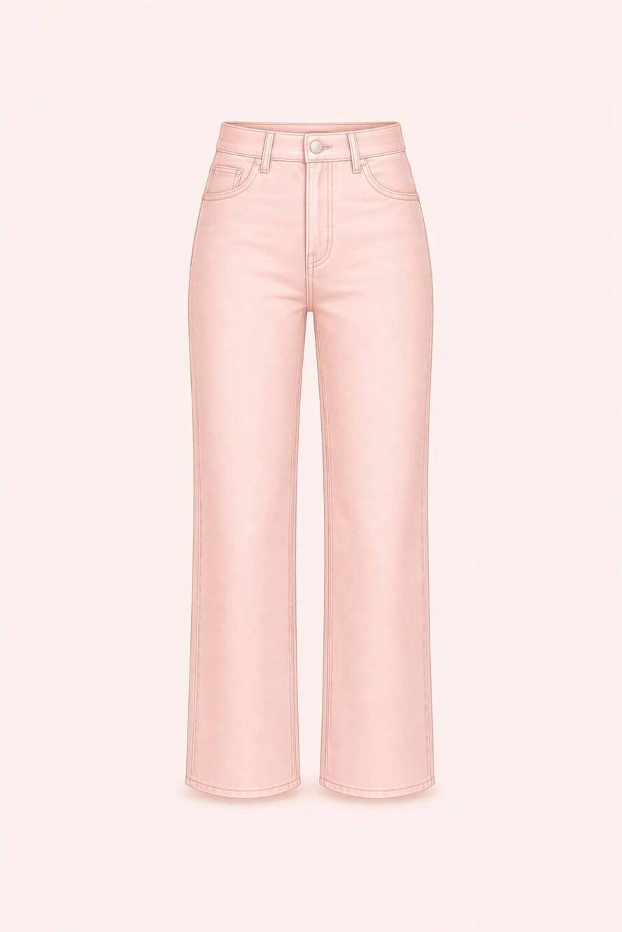 NEW AG JEANS women's angel low rise bootcut jeans in pink